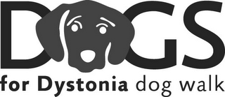 DOGS FOR DYSTONIA DOG WALK logo