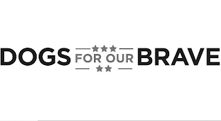 DOGS FOR OUR BRAVE logo