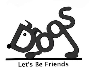 DOGS LET'S BE FRIENDS logo