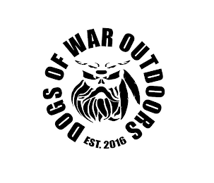 DOGS OF WAR OUTDOORS EST. 2016 logo