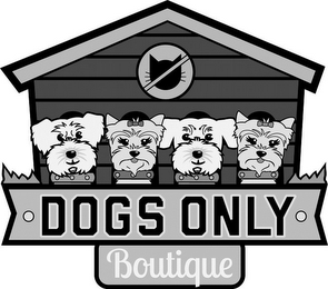 DOGS ONLY BOUTIQUE logo