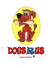 DOGS R US SIMPLY THE BEST! logo