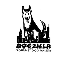 DOGZILLA GOURMET DOG BAKERY logo