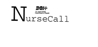 DOH ST. LOUIS COUNTY DEPARTMENT OF HEALTH NURSECALL logo