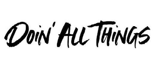 DOIN ALL THINGS logo