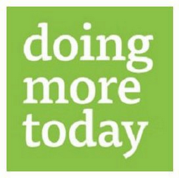 DOING MORE TODAY logo