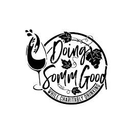DOING SOMM GOOD WHILE CHARITABLY DRINKING logo