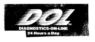 DOL DIAGNOSTICS-ON-LINE 24 HOURS A DAY logo
