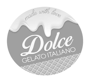 DOLCE GELATO ITALIANO MADE WITH LOVE logo