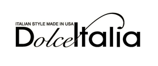DOLCE ITALIA ITALIAN STYLE MADE IN USA logo