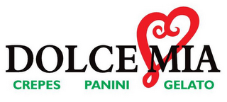 DOLCE MIA CREPES PANINI GELATO logo