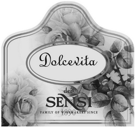 DOLCEVITA DEI SENSI FAMILY OF WINEMAKERS SINCE 1890 logo