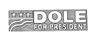 DOLE FOR PRESIDENT logo