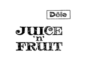 DOLE JUICE'N'FRUIT logo
