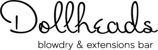 DOLLHEADS BLOWDRY & EXTENSIONS BAR logo
