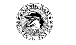 DOLPHIN-SAFE PACKED IN THE U.S.A. logo
