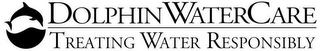 DOLPHIN WATERCARE TREATING WATER RESPONSIBLY logo