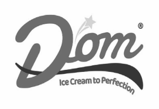 DOM ICE CREAM TO PERFECTION logo
