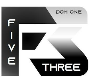 DOM ONE FIVE THREE F3 logo