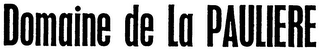 DOMAINE DE LA PAULIERE logo