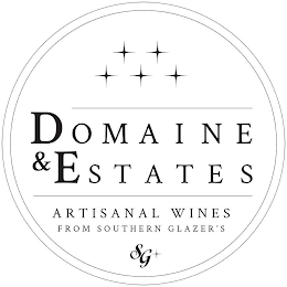 DOMAINE & ESTATES ARTISANAL WINES FROM SOUTHERN GLAZER'S SG logo
