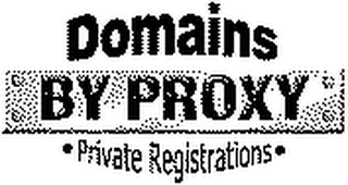 DOMAINS BY PROXY PRIVATE REGISTRATIONS logo