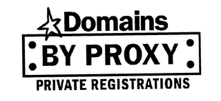 DOMAINS BY PROXY PRIVATE REGISTRATIONS logo
