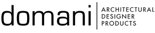 DOMANI ARCHITECTURAL DESIGNER PRODUCTS logo