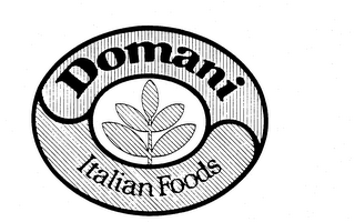 DOMANI ITALIAN FOODS logo