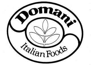 DOMANI ITALIAN FOODS logo