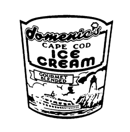 DOMENIC'S CAPE COD ICE CREAM GOURMET BLENDED logo