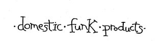 ·DOMESTIC·FUNK·PRODUCTS· logo