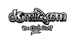"DOMIC.COM THE COOL STUFF AND DESIGN logo