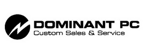 DOMINANT PC CUSTOM SALES & SERVICE logo
