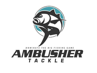 DOMINATE THE BIG FISHING GAME AMBUSHER TACKLE logo