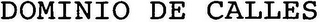 DOMINIO DE CALLES logo