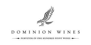 DOMINION WINES PURVEYOR OF ONE HUNDRED POINT WINES logo