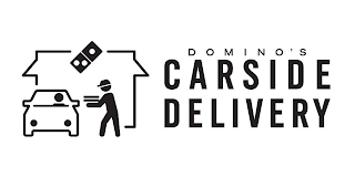DOMINO'S CARSIDE DELIVERY logo