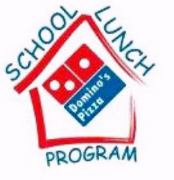 DOMINO'S PIZZA SCHOOL LUNCH PROGRAM logo