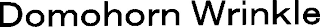 DOMOHORN WRINKLE logo