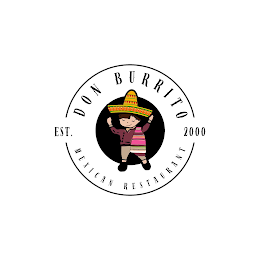 DON BURRITO MEXICAN RESTAURANT EST 2000 logo