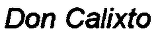 DON CALIXTO logo