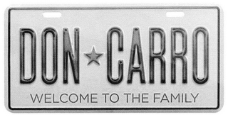 DON CARRO WELCOME TO THE FAMILY logo