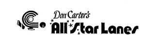DON CARTER'S ALL STAR LANES logo