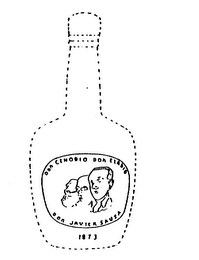 DON CENOBIO DON ELADIO DON JAVIER SAUZA1873 logo