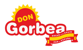 DON GORBEA BREAD FROM SPAIN PAN ES ESPANA logo