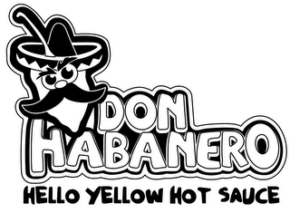 DON HABANERO HELLO YELLOW HOT SAUCE logo
