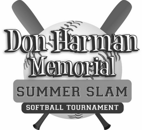 DON HARMAN MEMORIAL SUMMER SLAM SOFTBALL TOURNAMENT logo