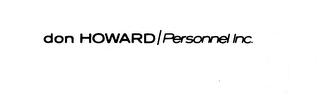 DON HOWARD PERSONNEL logo