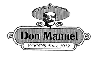 DON MANUEL FOODS SINCE 1972 logo
